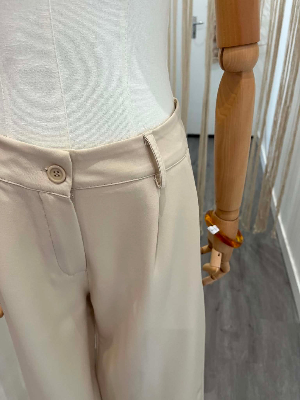 Pantalon de tailleur beige