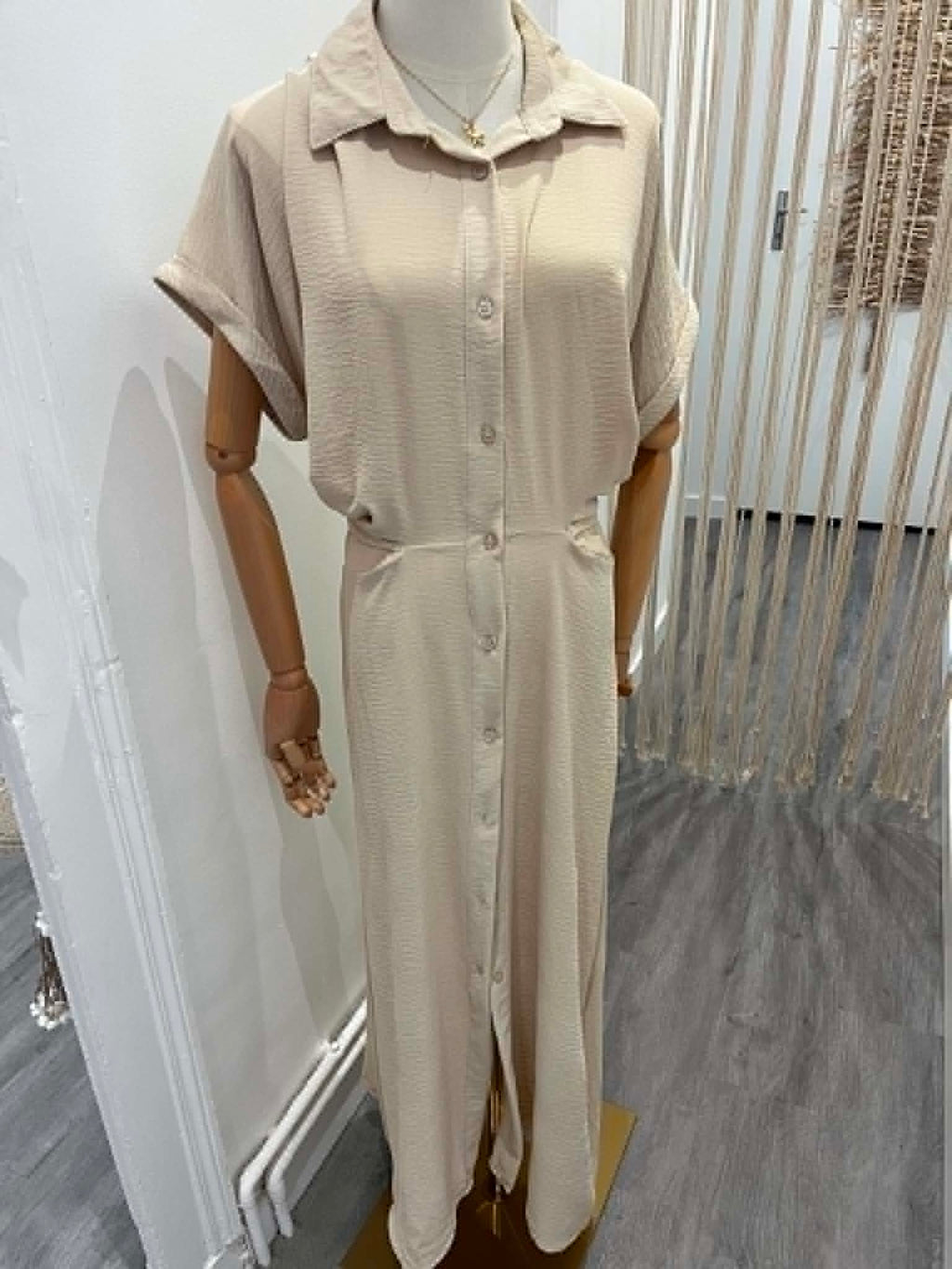 Robe beige