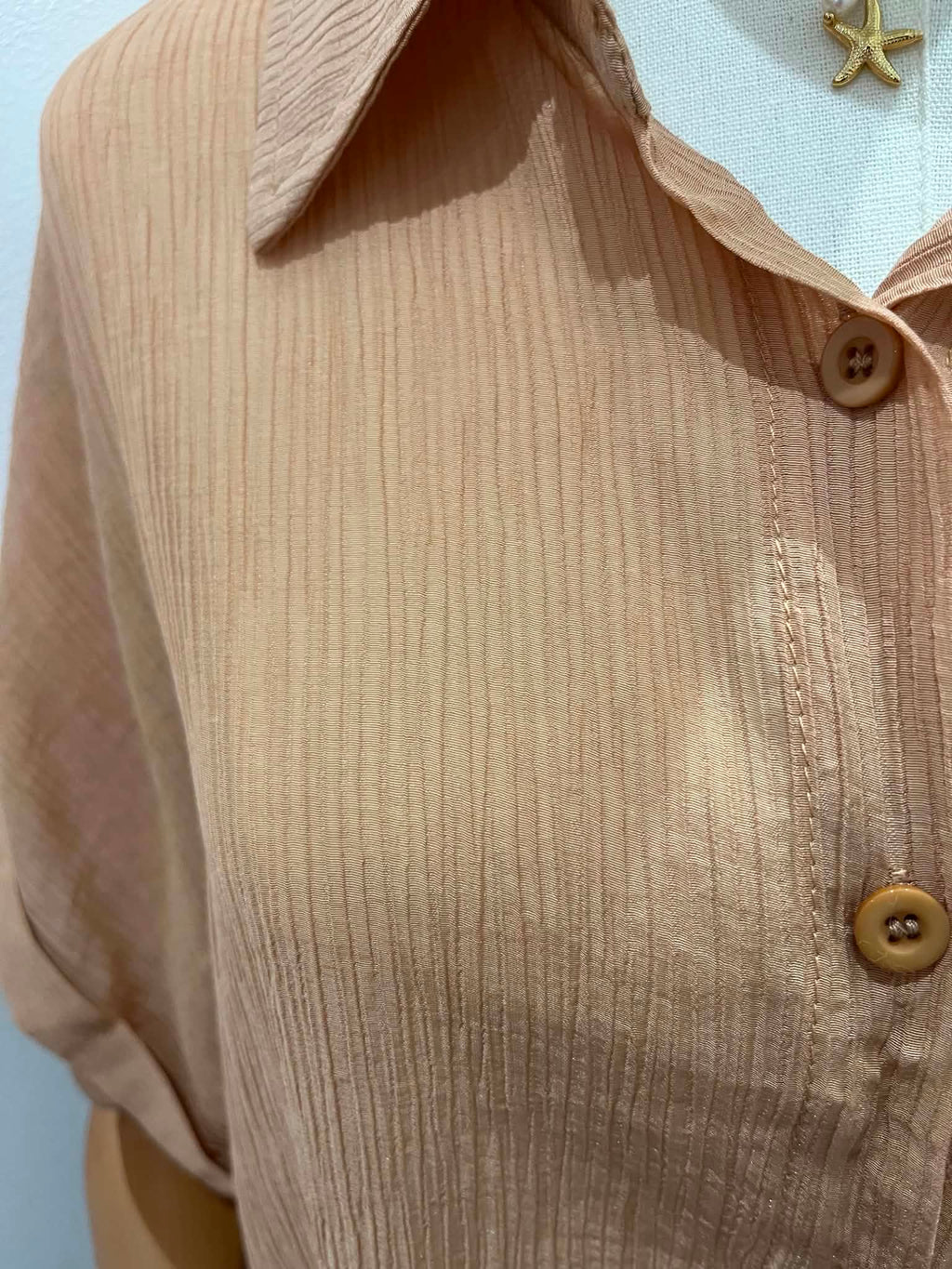 Chemise beige