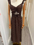 Robe marron a poid