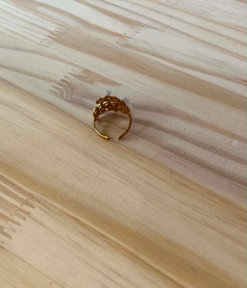 Bague doré réglable