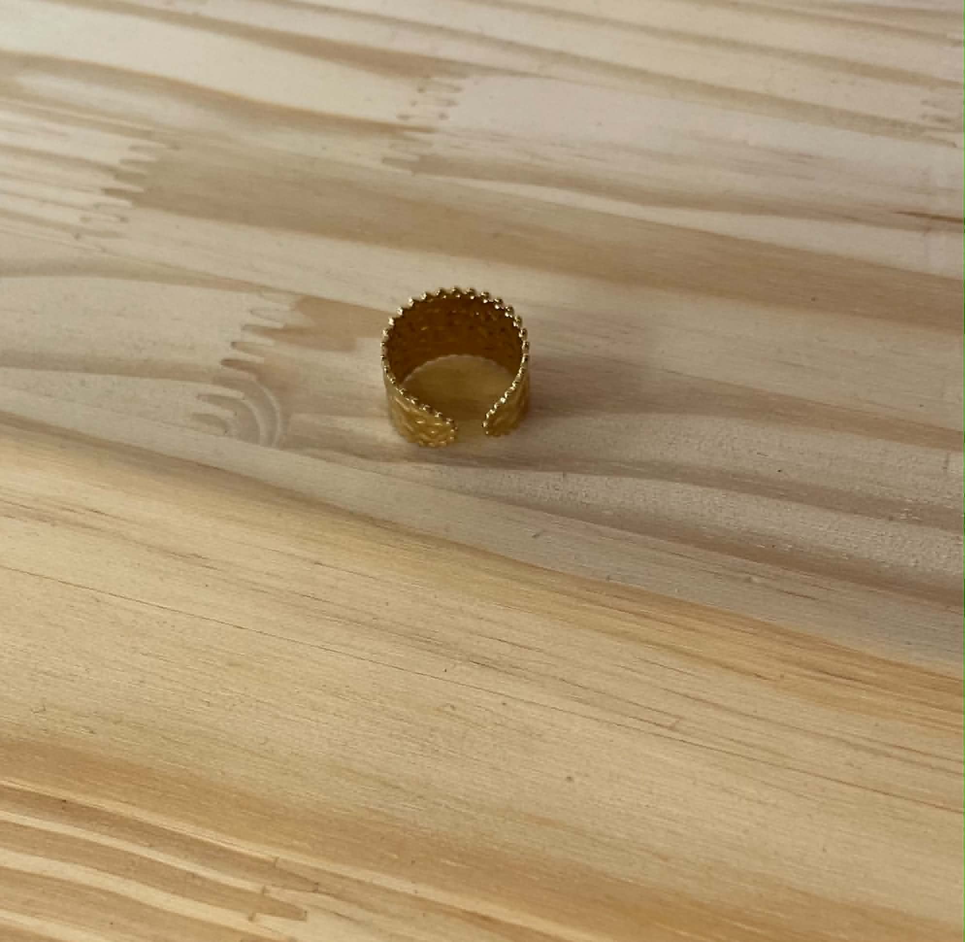 Bague doré