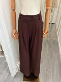Pantalon de tailleur marron