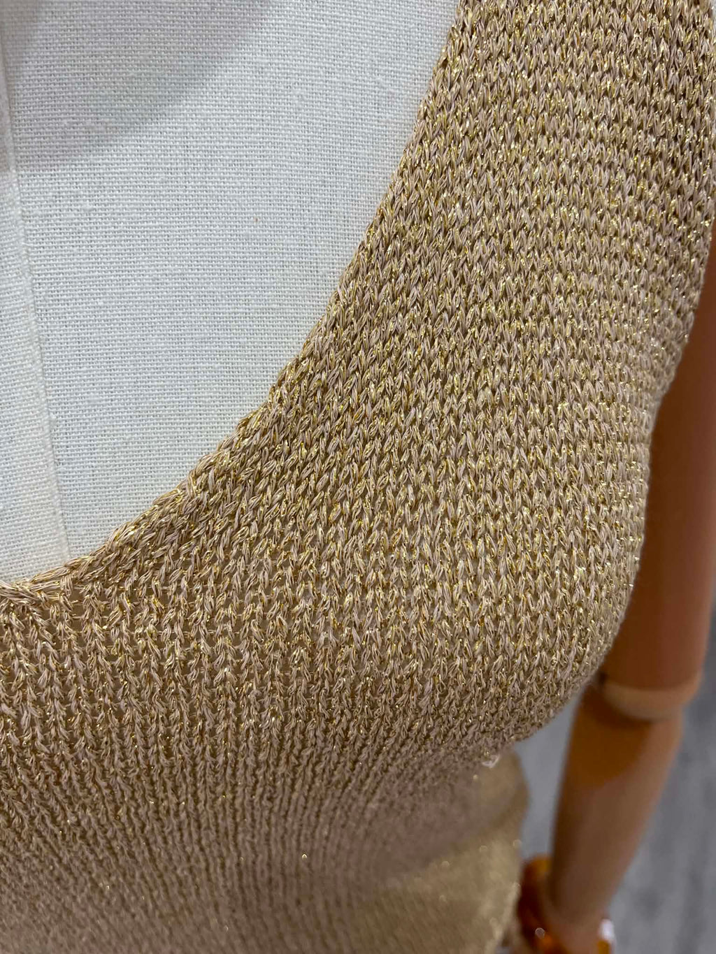 Débardeur en maille pailleté