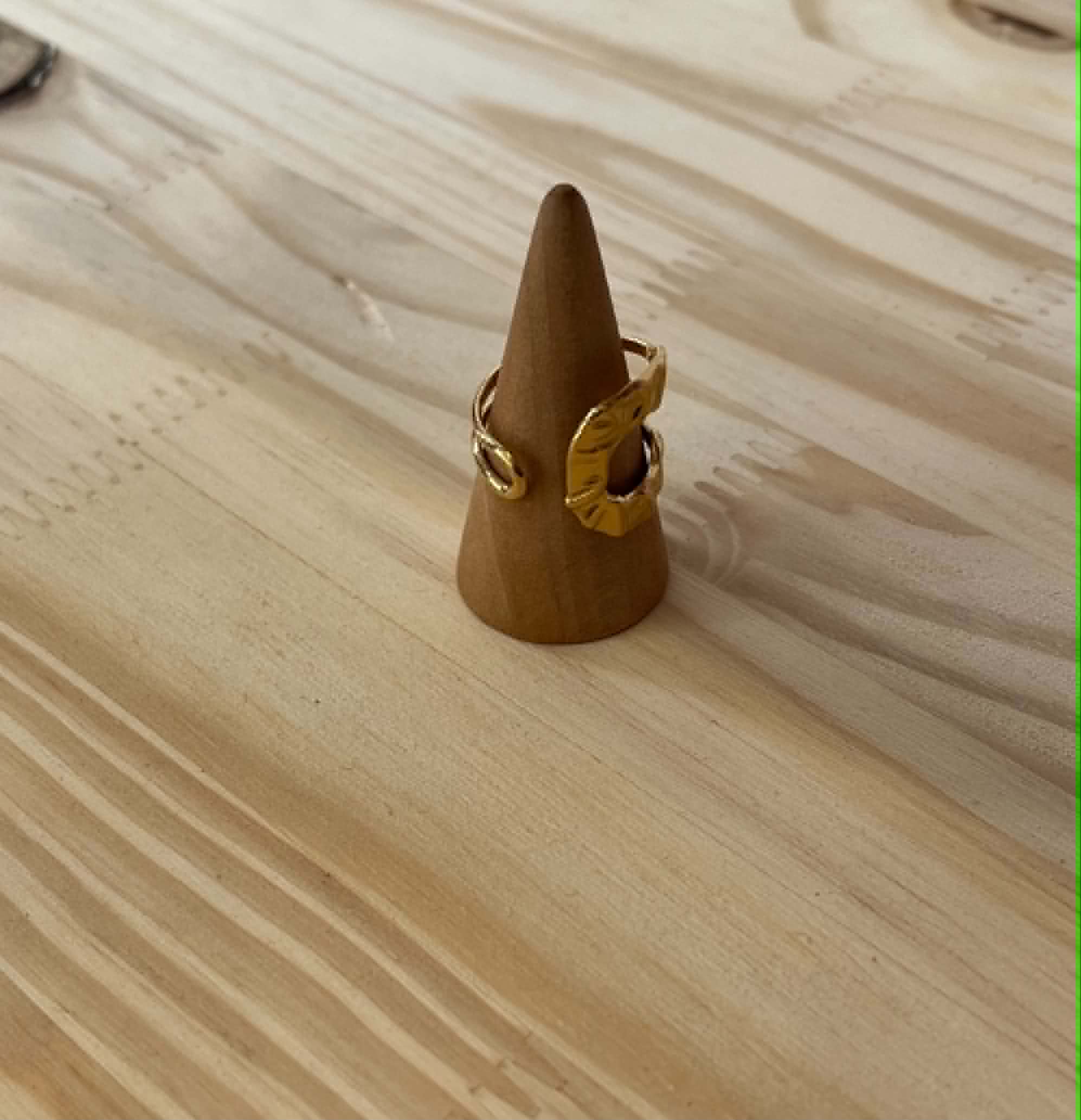 Bague doré