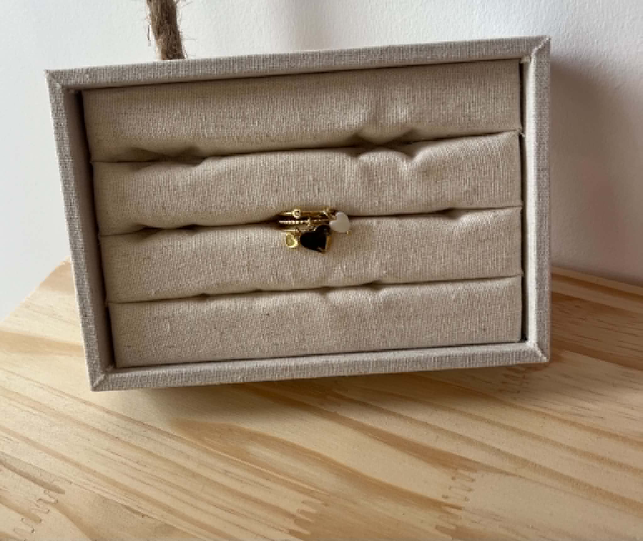 Bague coeur doré