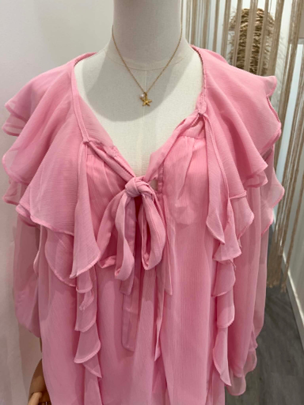 Chemise rose