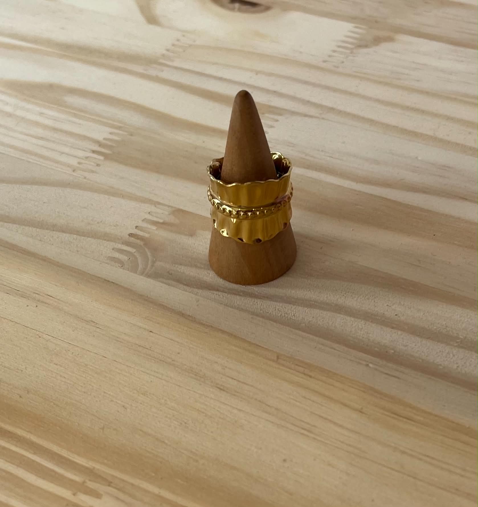 Bague doré