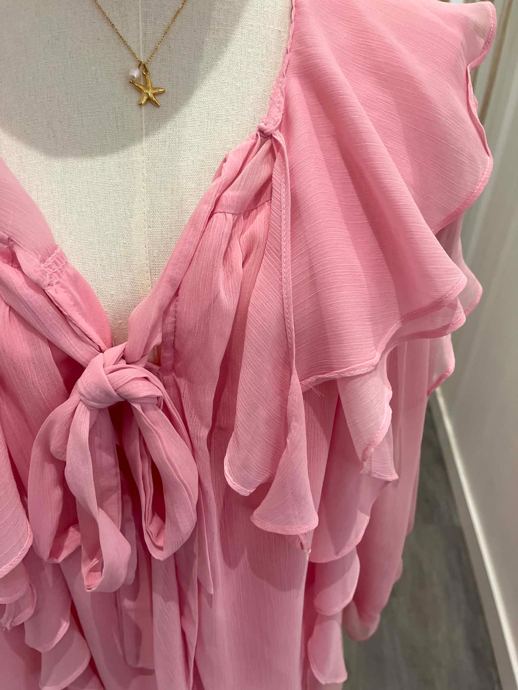 Chemise rose