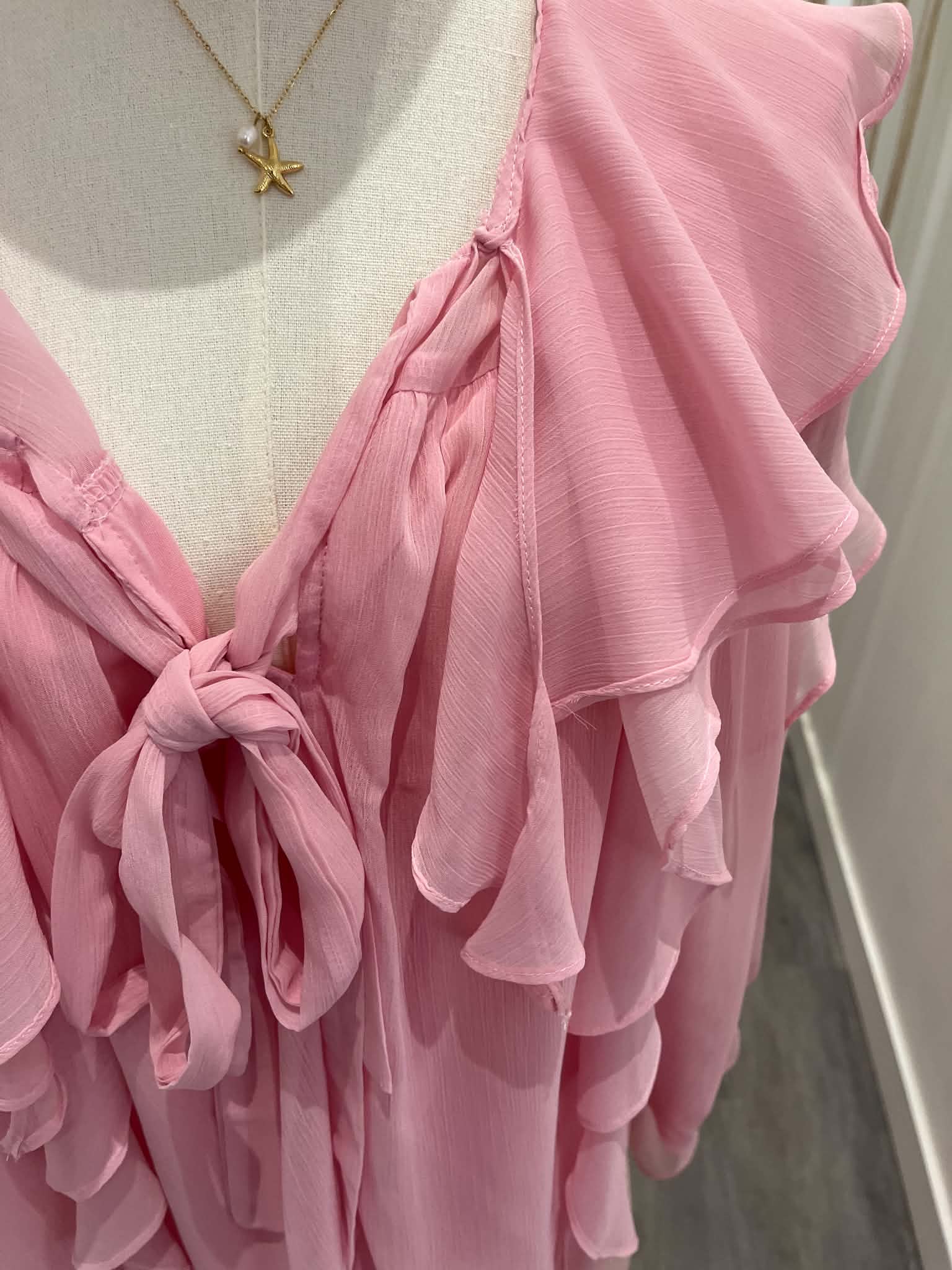 Chemise rose