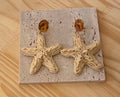 Boucle d'oreille étoile de mer